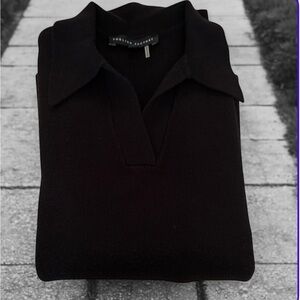 English Factory Top Black Knit Sweater